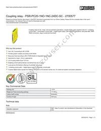 2700577 Datasheet Cover