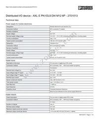 2701513 Datasheet Page 3