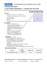 28-21SUBC/S400-A6/TR8 Datasheet Cover