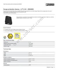 2804665 Datasheet Cover