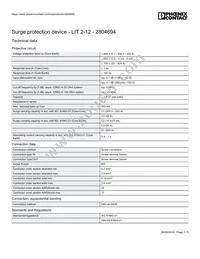 2804694 Datasheet Page 3