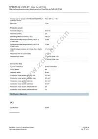 2817149 Datasheet Page 2