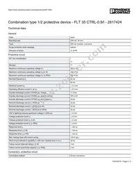 2817424 Datasheet Page 2