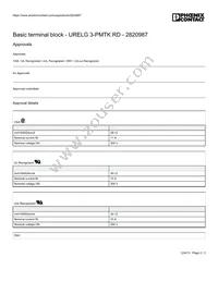 2820987 Datasheet Page 2