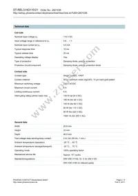 2821038 Datasheet Page 2