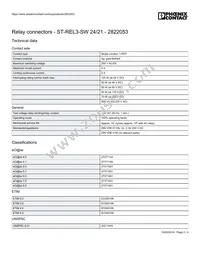 2822053 Datasheet Page 2