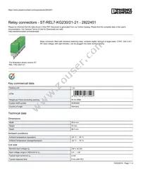 2822451 Datasheet Cover