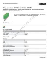 2823735 Datasheet Cover