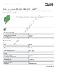 2823777 Datasheet Cover