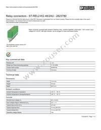 2823780 Datasheet Cover