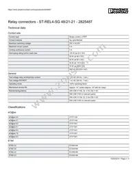 2825487 Datasheet Page 2