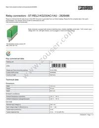 2826486 Datasheet Cover