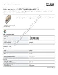 2827414 Datasheet Cover