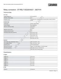 2827414 Datasheet Page 2