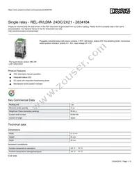 2834164 Datasheet Cover