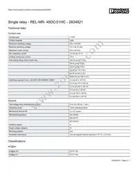 2834821 Datasheet Page 2