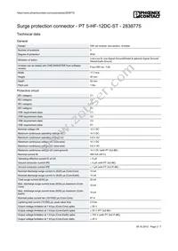 2838775 Datasheet Page 2