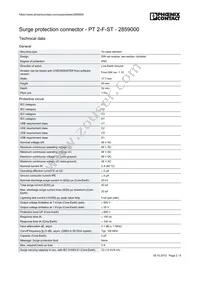 2859000 Datasheet Page 2