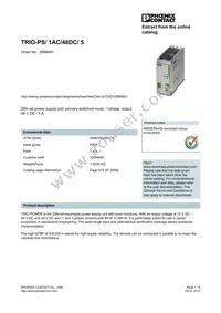 2866491 Datasheet Cover