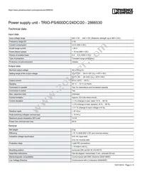 2866530 Datasheet Page 2