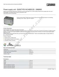 2866695 Datasheet Cover