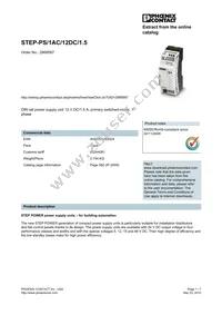 2868567 Datasheet Cover