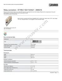 2899316 Datasheet Cover