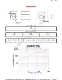 28B0669-000 Datasheet Cover