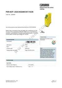 2900509 Datasheet Cover