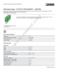 2903189 Datasheet Cover