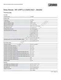 2903292 Datasheet Page 2