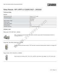 2903292 Datasheet Page 3