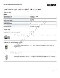 2903304 Datasheet Page 3