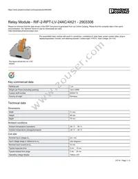 2903306 Datasheet Cover