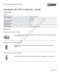 2903306 Datasheet Page 3