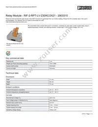 2903310 Datasheet Cover