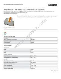 2903328 Datasheet Cover