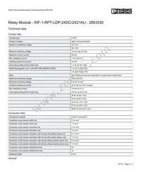 2903330 Datasheet Page 2