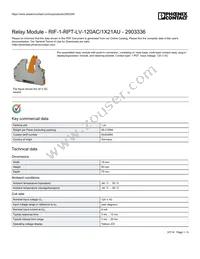 2903336 Datasheet Cover