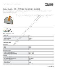 2903342 Datasheet Cover