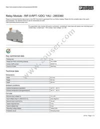 2903360 Datasheet Cover