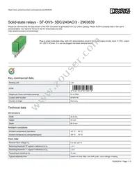 2903639 Datasheet Cover