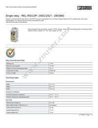 2903660 Datasheet Cover