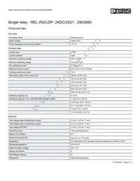 2903660 Datasheet Page 2