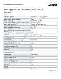 2904375 Datasheet Page 3