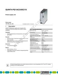 2904601 Datasheet Cover