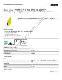 2904957 Datasheet Cover