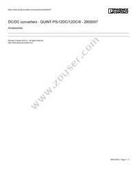 2905007 Datasheet Page 7