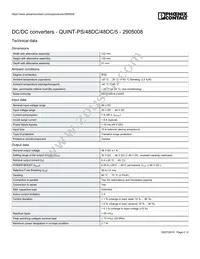 2905008 Datasheet Page 2