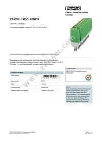 2905035 Datasheet Cover